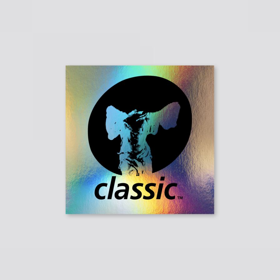 Classic Logo Square Sticker-D-Store-Defected-Records