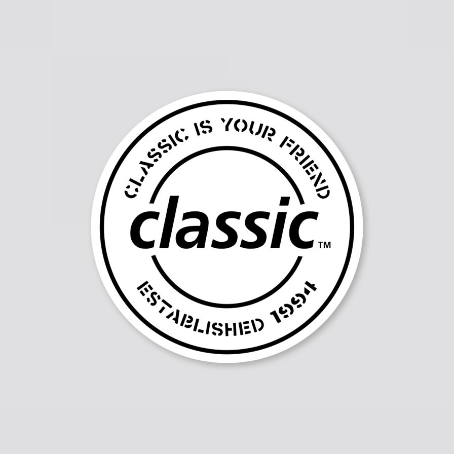 Classic Is Your Friend Circle Sticker-D-Store-Defected-Records