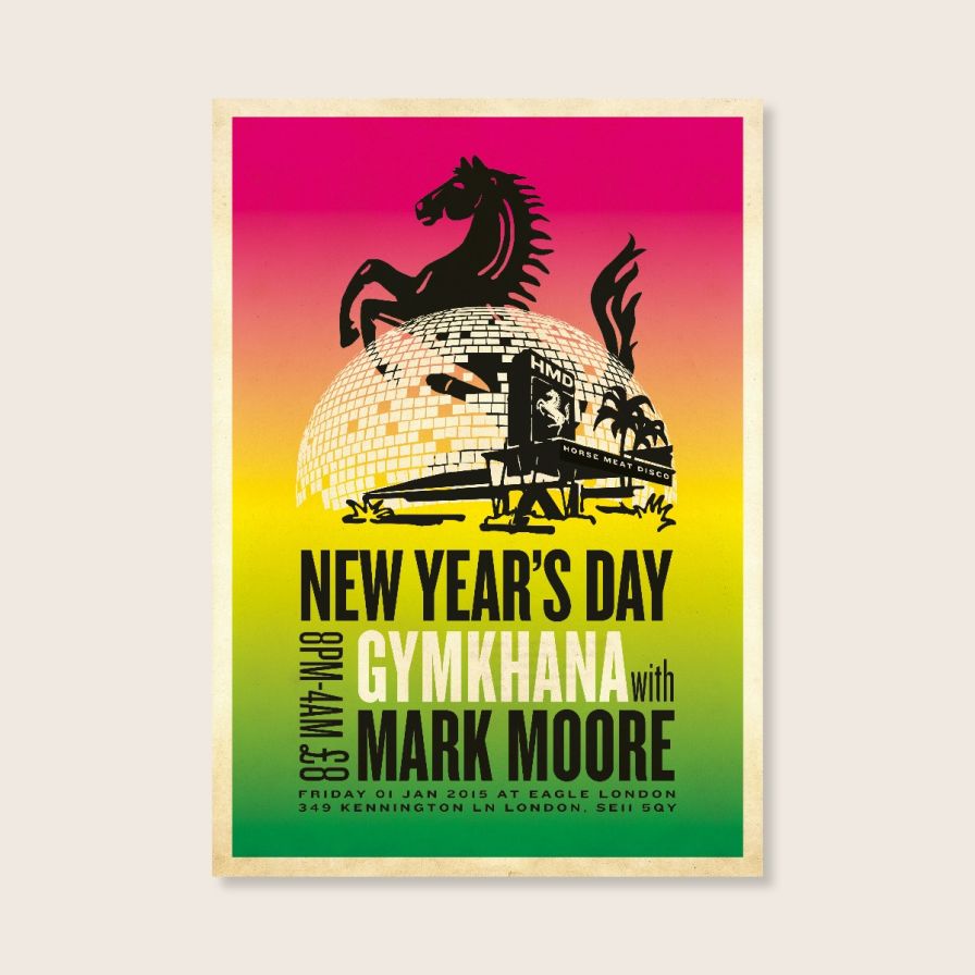 Horse Meat Disco Poster ‚Äì GYMKHANA with Mark Moore-D-Store-Defected-Records