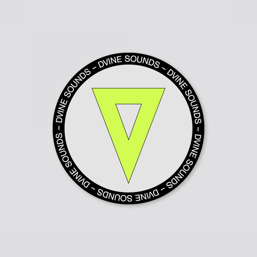 DVINE Sounds Logo Circle Sticker-D-Store-Defected-Records