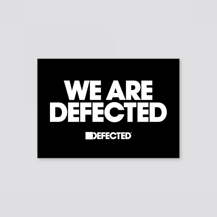 Defected We Are Defected Rectangle Sticker-D-Store-Defected-Records