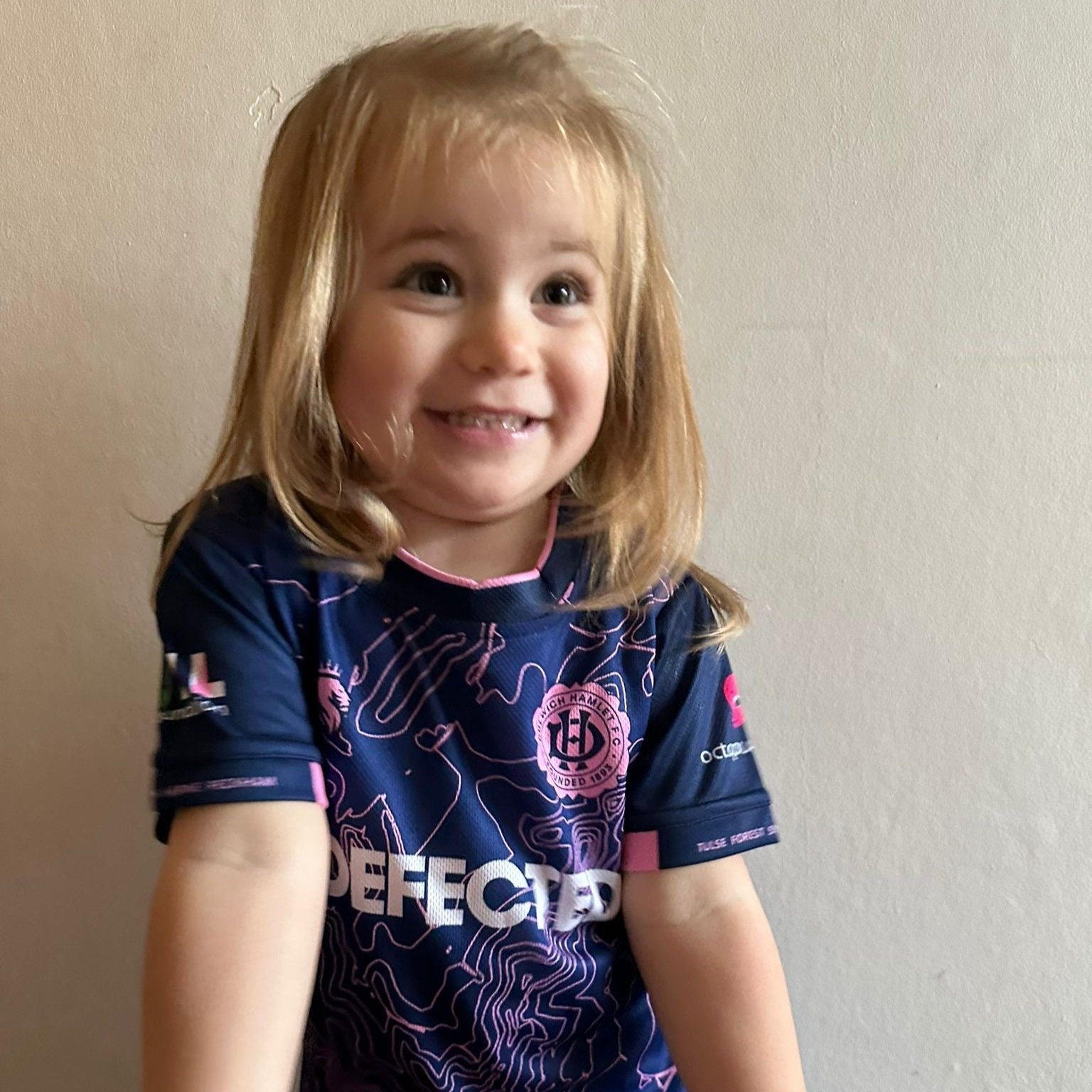 ベイタル エルサレムFC サッカー 半袖 ユニフォーム カットソー ディアドラ Dulwich Hamlet Toddlers 2024/25 'Home' Football Shirt | Defected