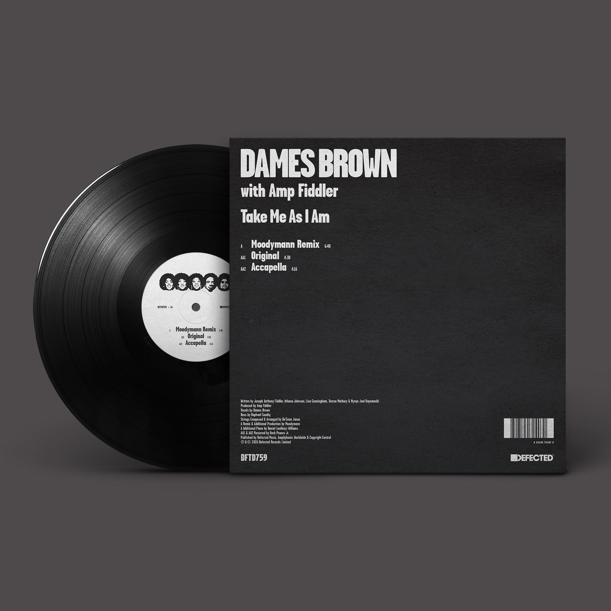 Take Me As I Am (Moodymann Remix) – Defected Store