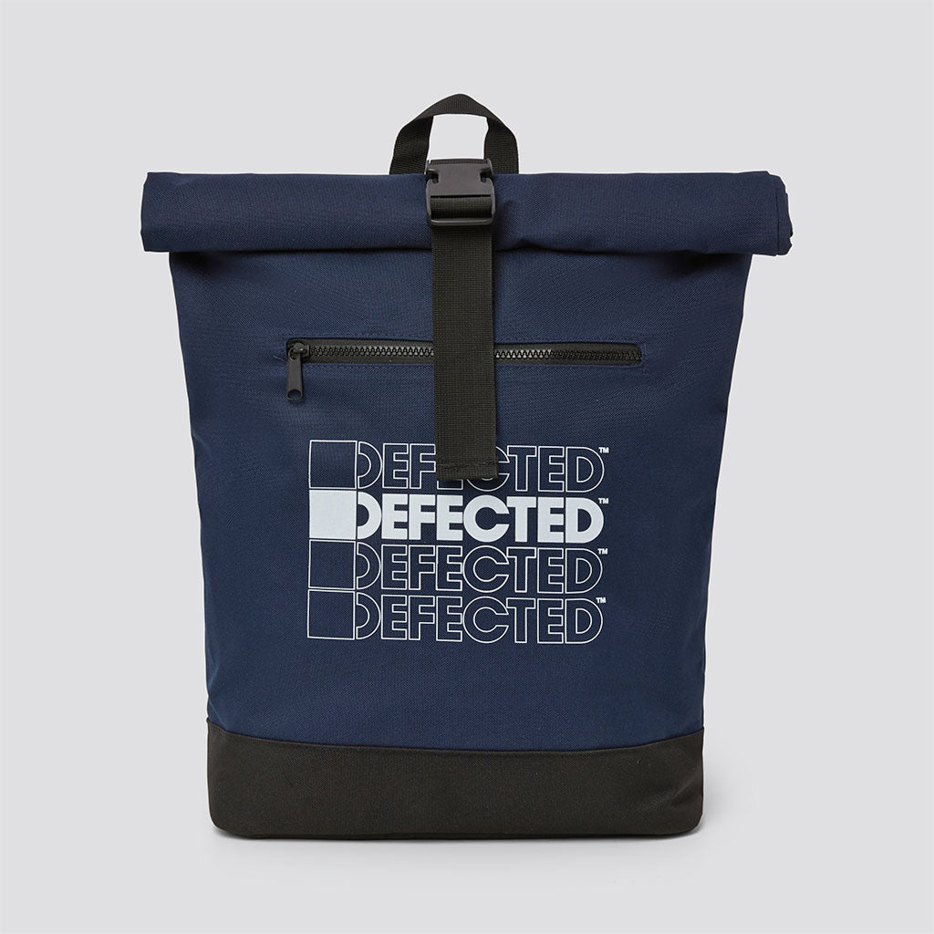 Defected Stack Logo Roll-Top Backpack | Defected Records Store ...
