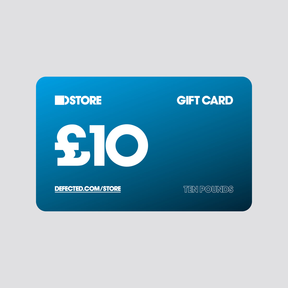 DStore Gift Card | Defected Records Store – Defected Store