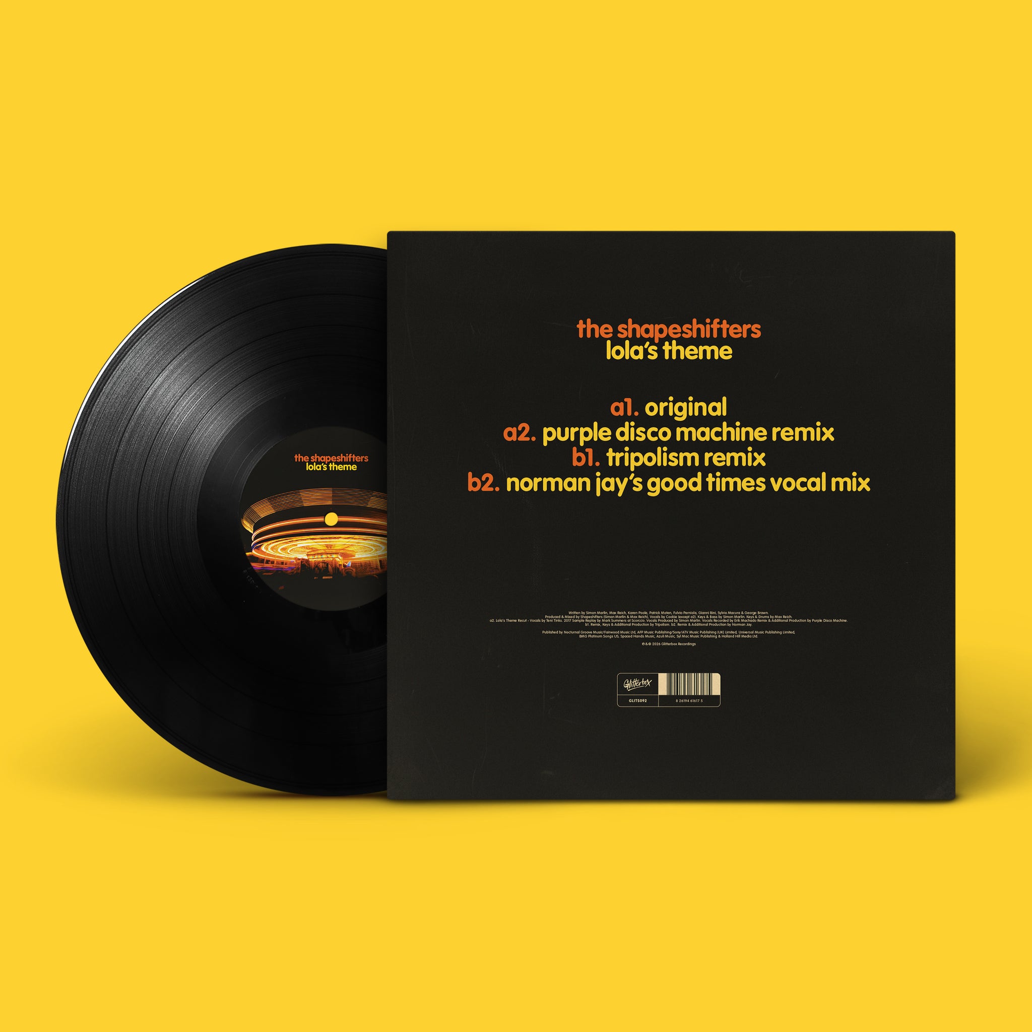 SHAPESHIFTERS / LOLA'S THEME 12インチレコード Lola's Theme | The Shapeshifters