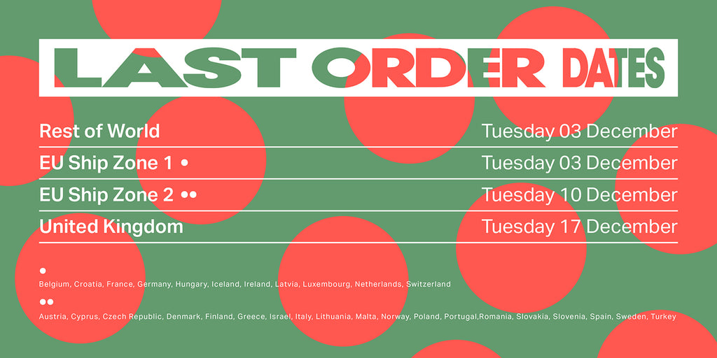 Last recommended order dates for DStore