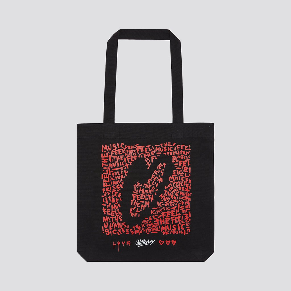 p(R)ojectR® Glitter Tote Bag I Love Glitter