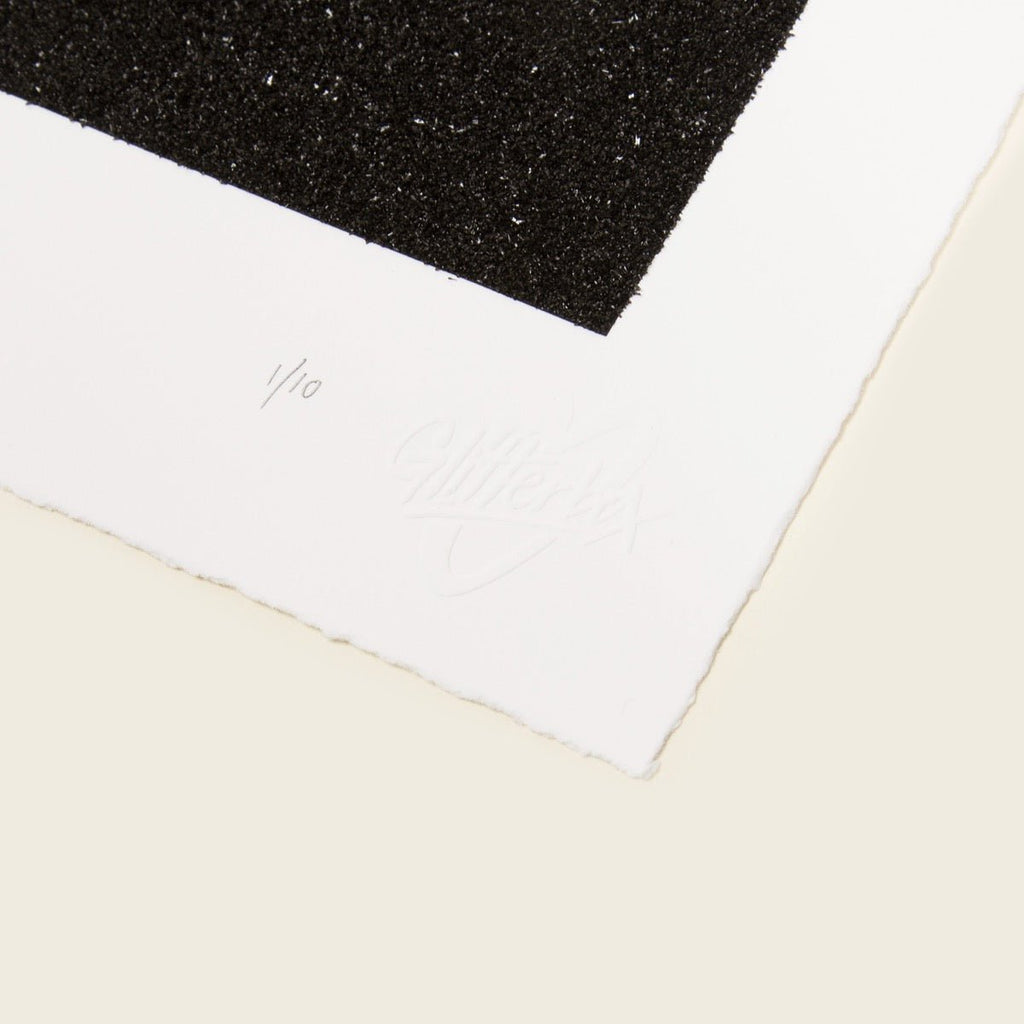 Glitterbox Mark Wardel Illustration - Digital Print / Black Background + Black Diamond Dust-D-Store-Defected-Records