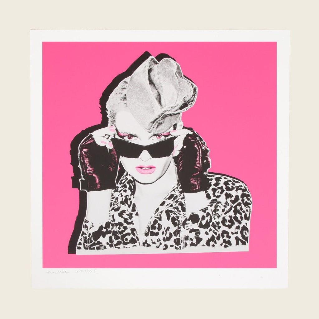 Glitterbox Mark Wardel Illustration - Digital Print / Hot Pink Background-D-Store-Defected-Records