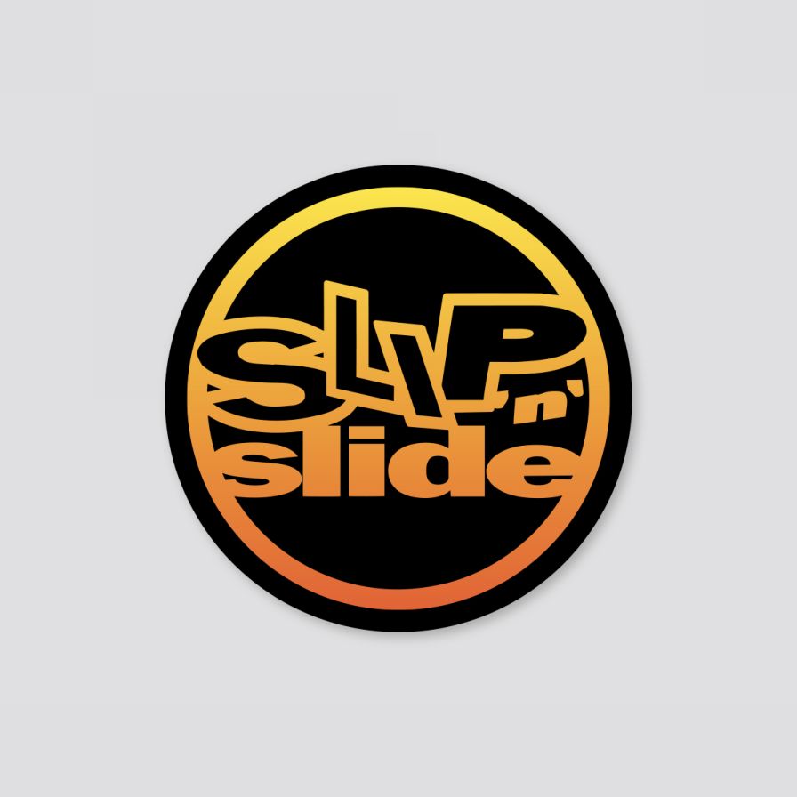 Slip 'N' Slide Logo Circle Sticker-D-Store-Defected-Records