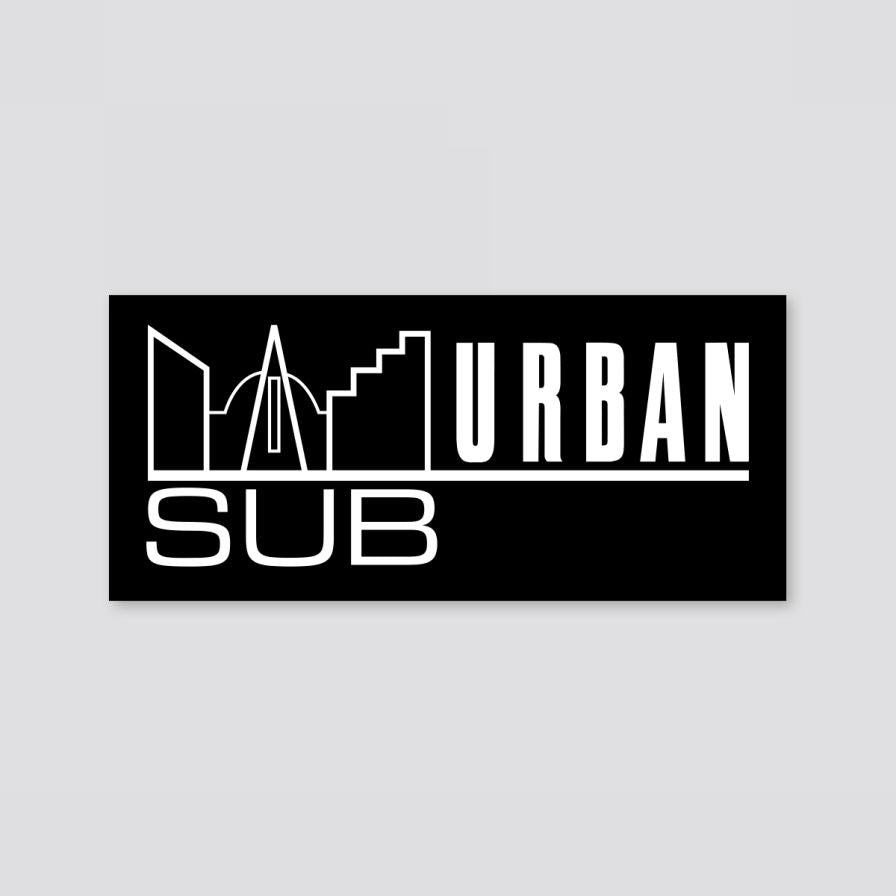 Sub-Urban Logo Rectangle Sticker-D-Store-Defected-Records