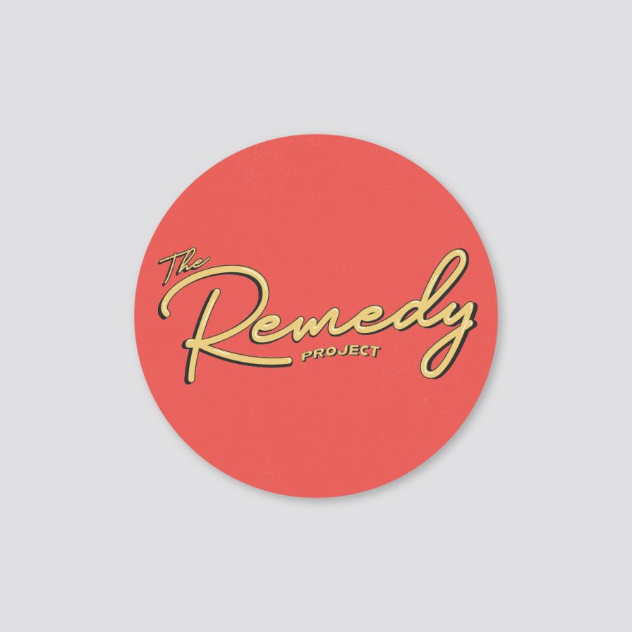 The Remedy Project Logo Circle Sticker-D-Store-Defected-Records